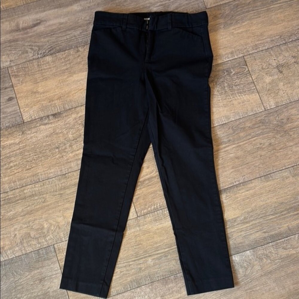 Old Navy Black Capris with Smooth Fabric and Tapered Fit